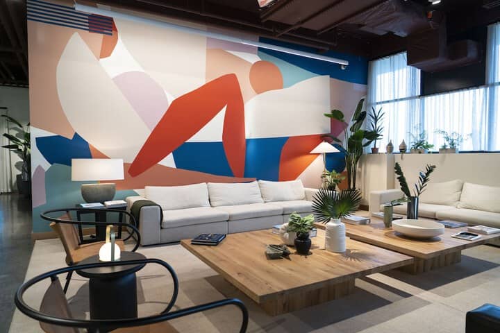 Lobby sitting area