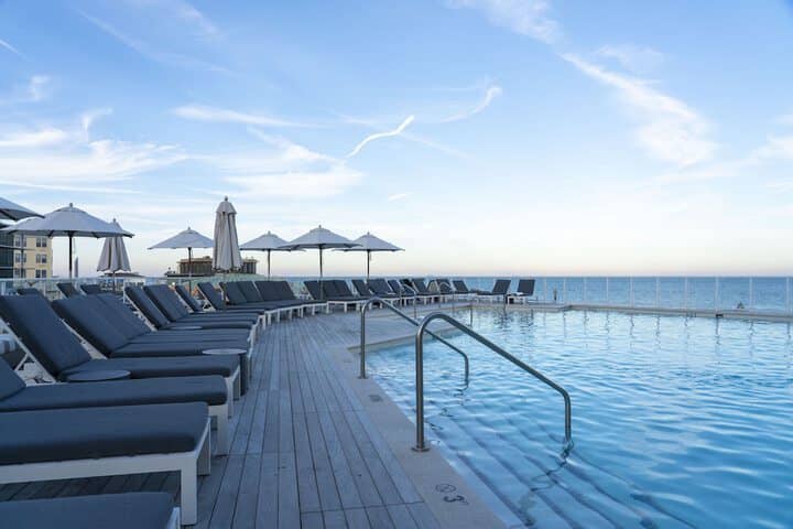 Rooftop pool